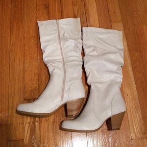 Boots NEW Cream Beige